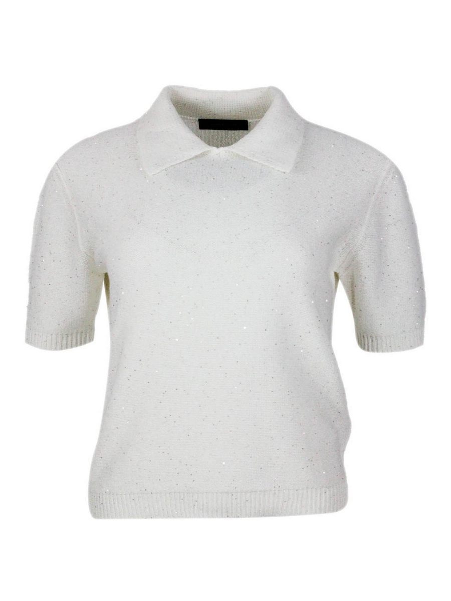 Fabiana Filippi Pull Col Rond - Crème