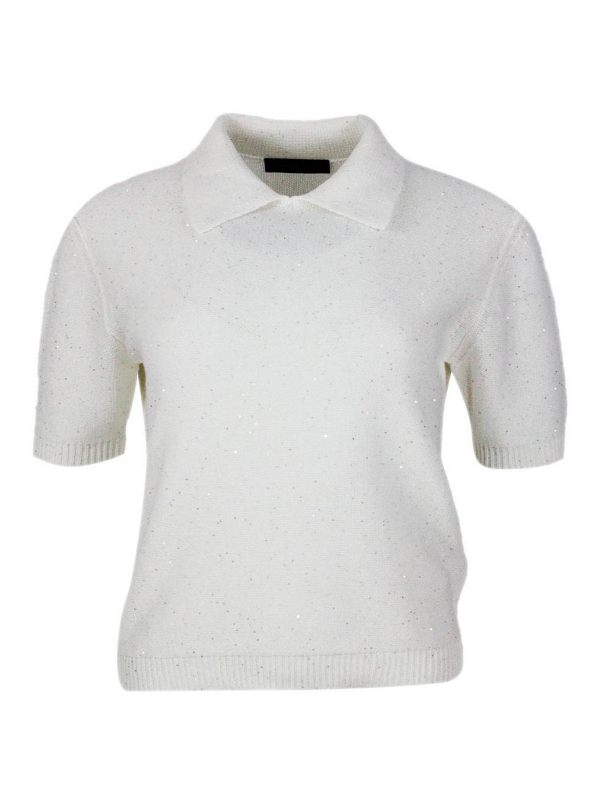 Fabiana Filippi Pull Col Rond - Crème