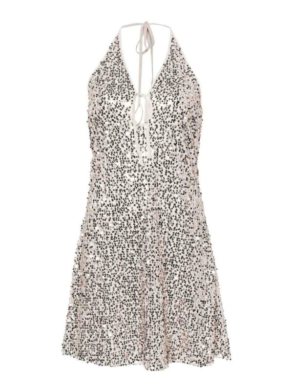 Rotate Birger Christensen Robe De Cocktail - Crème