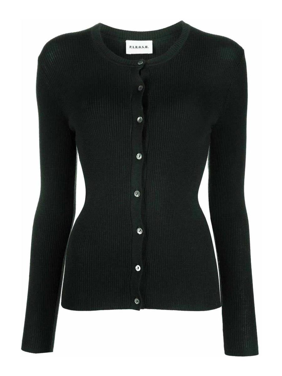 P. A.R. O.S. H. Cardigan - Vert Foncé