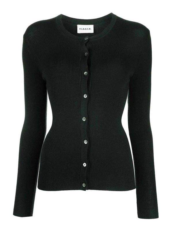 P. A.R. O.S. H. Cardigan - Vert Foncé