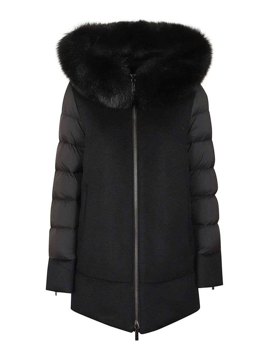 Moorer Blouson Rembourré - Noir