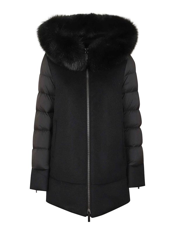 Moorer Blouson Rembourré - Noir