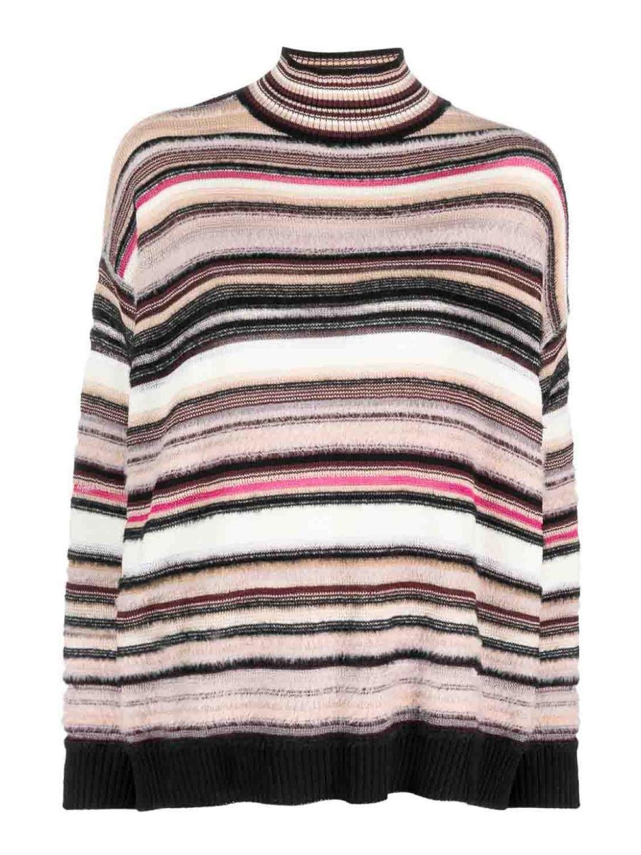 Missoni Pull Col Rond - Multicolore