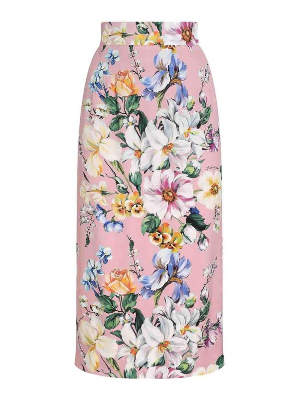 Dolce & Gabbana Jupe Longue - Rose