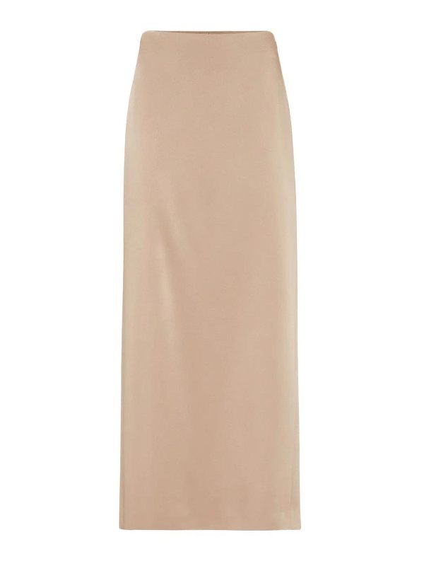 Brunello Cucinelli Jupe Midi - Beige