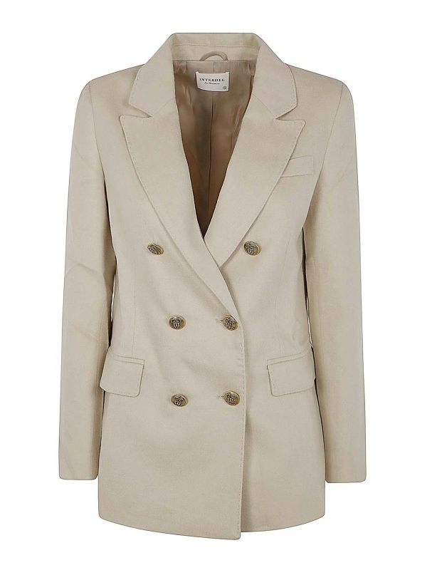 Interdee Veste Casual - Couleur Chair