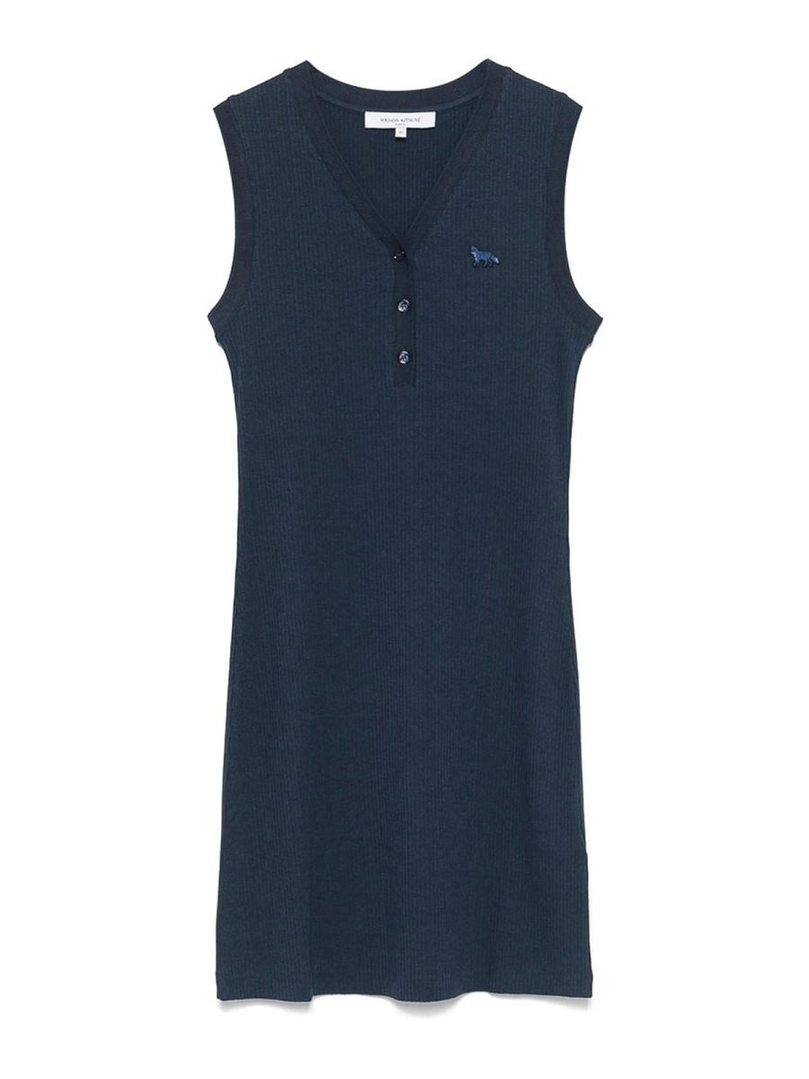 Maison Kitsuné Robe Courte - Bleu