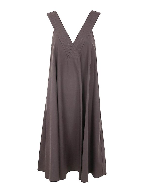 P. A.R. O.S. H. Robe Courte - Marron