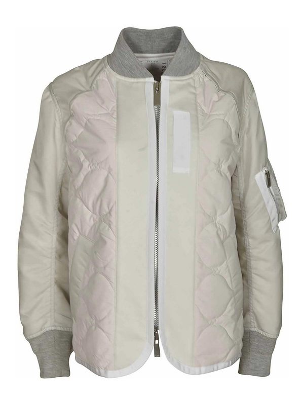 Sacai Manteau Court - Beige