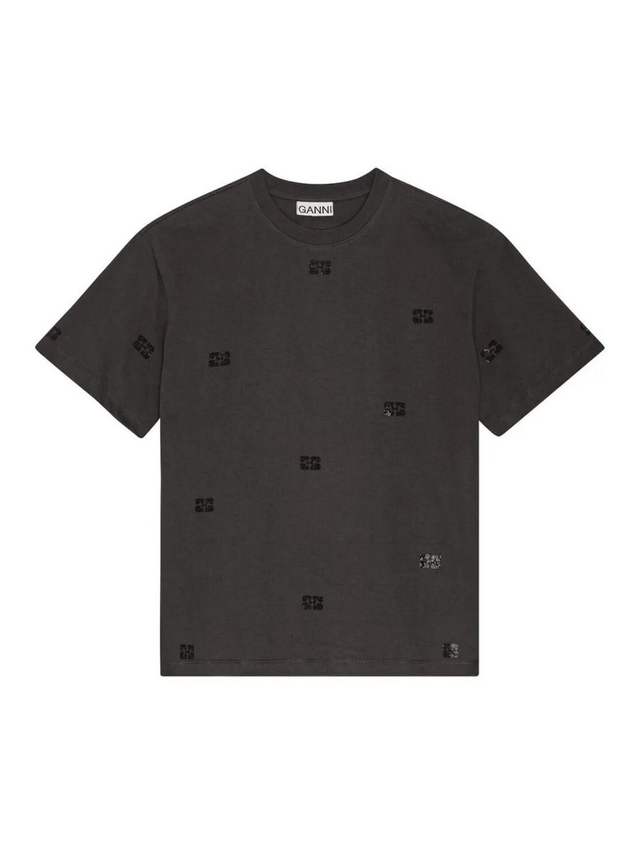 Ganni T-Shirt - Blanc