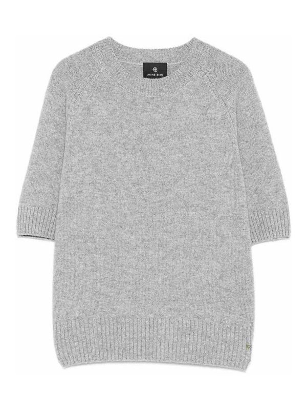 Anine Bing Pull Col Rond - Gris