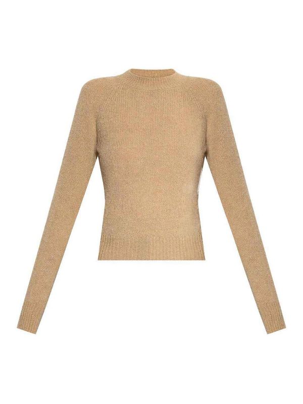 Dries Van Noten Pull Col Bateau - Beige