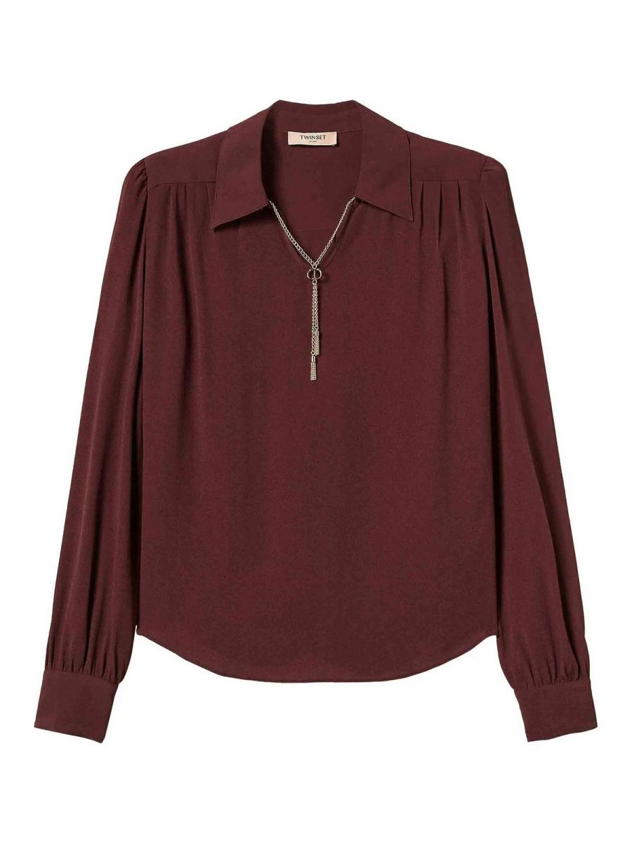 Twinset Top - Rouge Brun