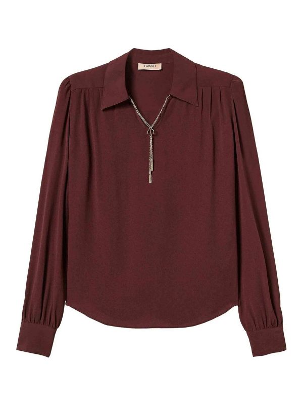 Twinset Top - Rouge Brun