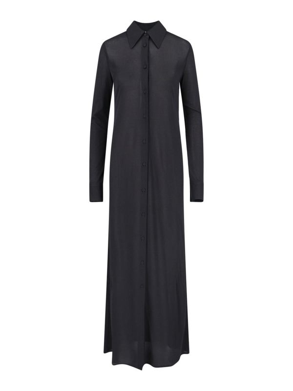 Jil Sander Maxi Robe - Noir