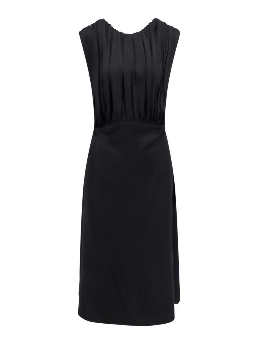 Jil Sander Robe Au Genou - Noir