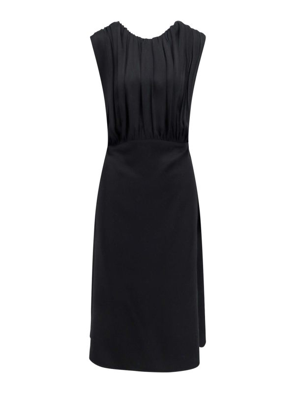 Jil Sander Robe Au Genou - Noir