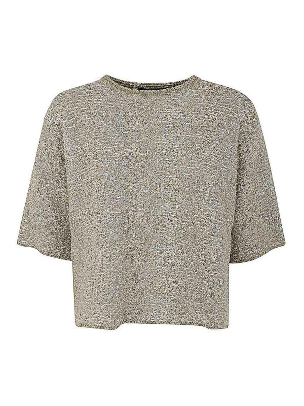 Fabiana Filippi Pull Col Rond - Gris