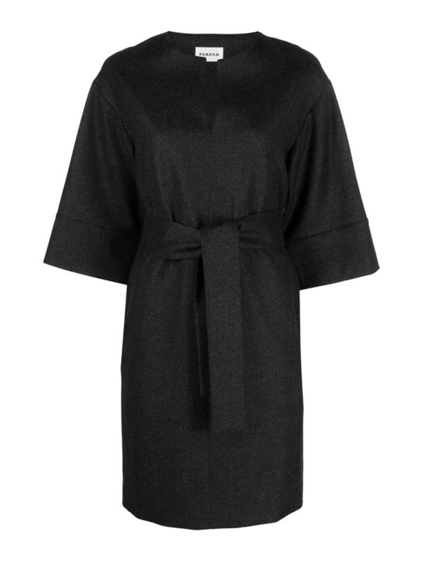 P. A.R. O.S. H. Robe Courte - Gris Foncé