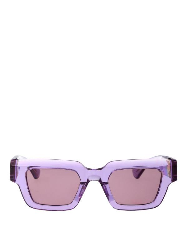 Bottega Veneta Lunettes De Soleil - Violet
