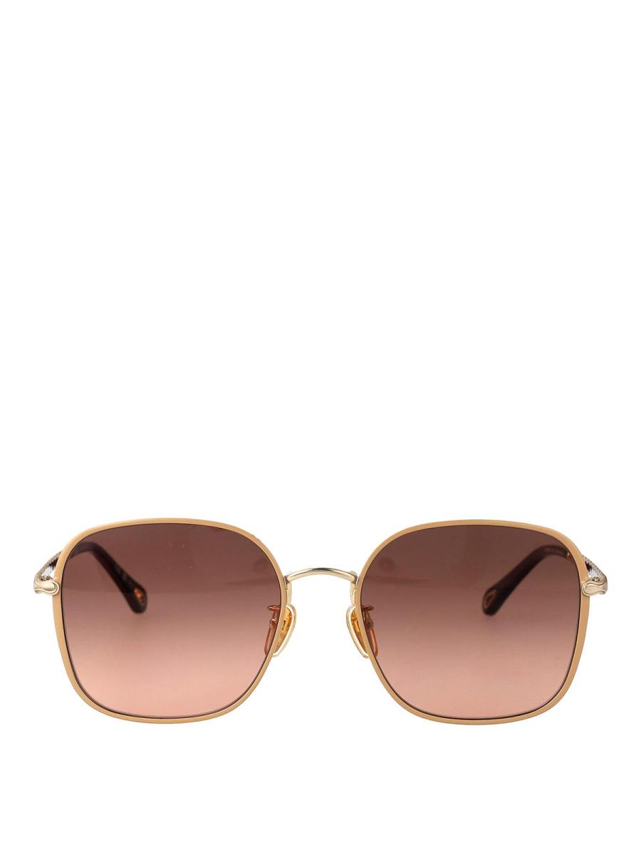 Chloe' Lunettes De Soleil - Or