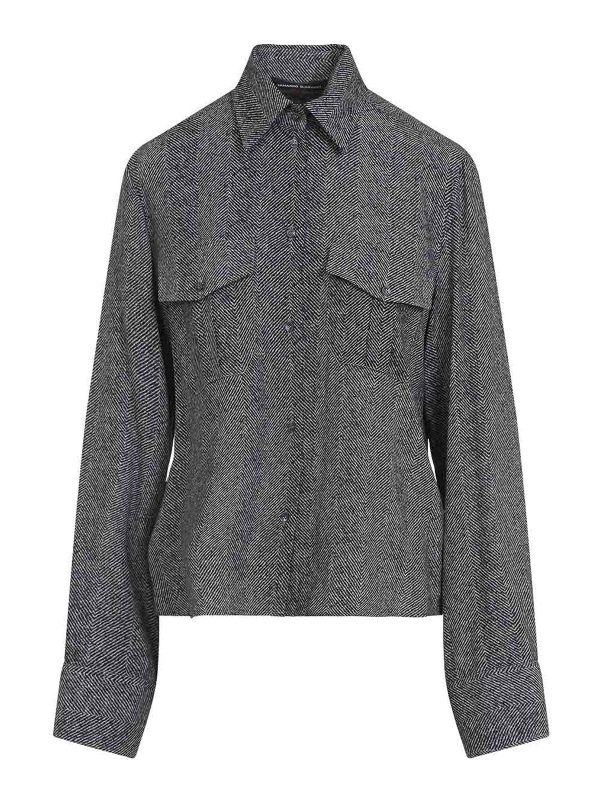Ermanno Scervino Chemise - Gris