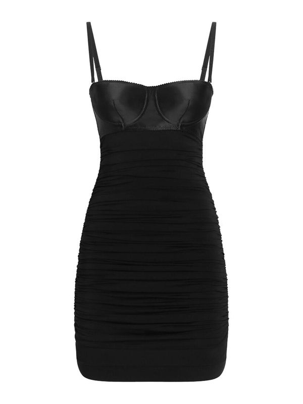 Dolce & Gabbana Robe Au Genou - Noir