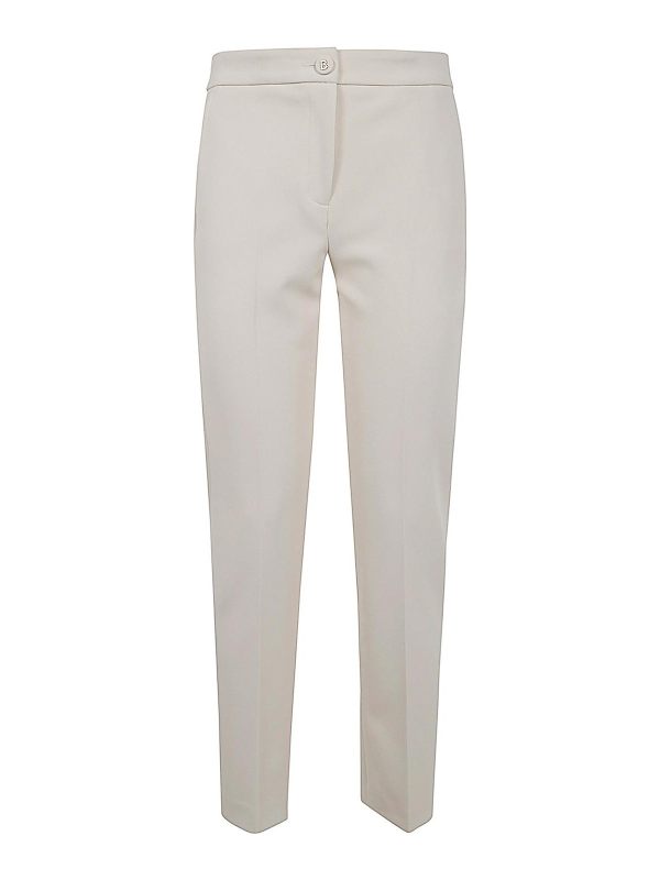 Blugirl Pantalons Décontractés - Blanc