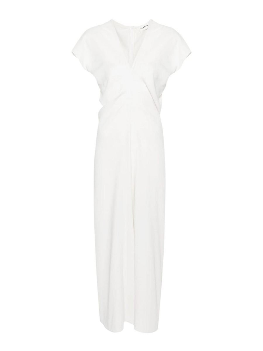 P. A.R. O.S. H. Robe Au Genou - Blanc