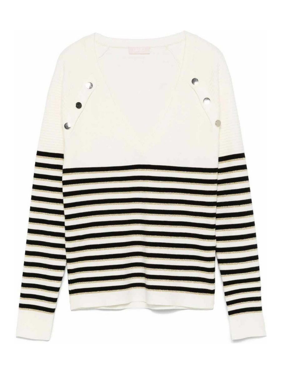 Liu Jo Pull Col Rond - Multicolore