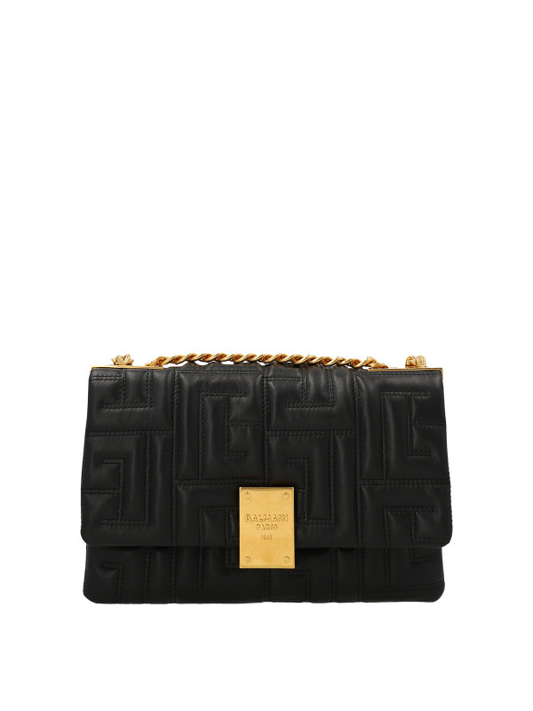 Balmain Sac Porté Épaule - Noir