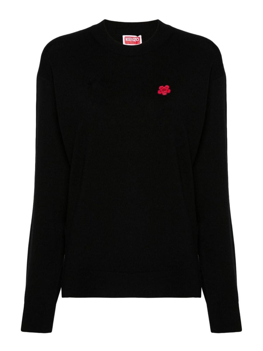 Kenzo Pull Col Rond - Noir