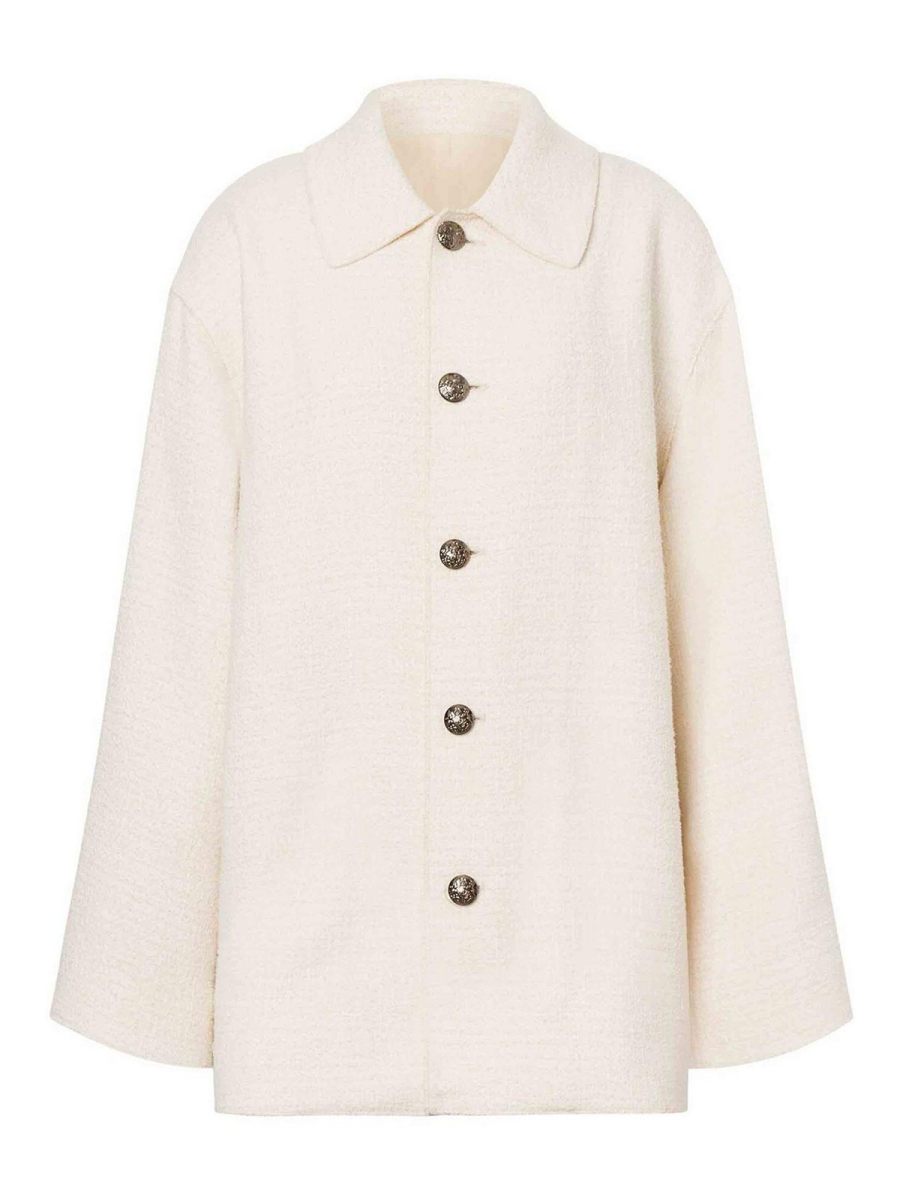 Philosophy di Lorenzo Serafini Manteau Court - Crème
