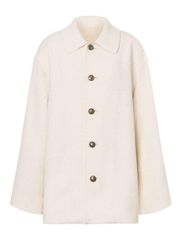 Philosophy di Lorenzo Serafini Manteau Court - Crème
