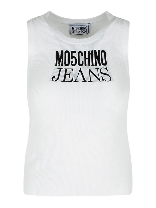 Moschino Jeans Top - Blanc
