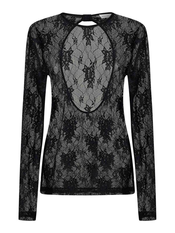 Nina Ricci Pull Col Rond - Noir