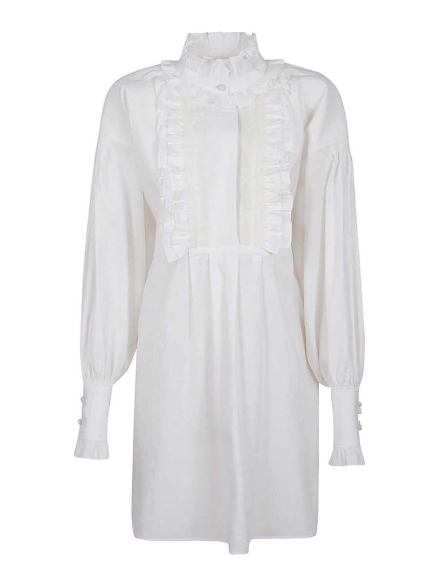 Valentino Garavani Robe Au Genou - Blanc