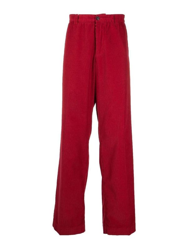 Maison Margiela Pantalons Décontractés - Rouge