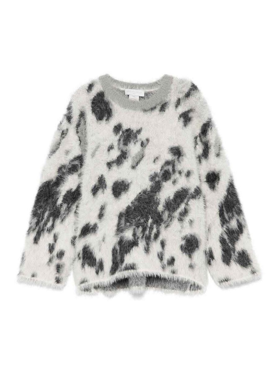 Stella McCartney Kids Pull Col Rond - Blanc