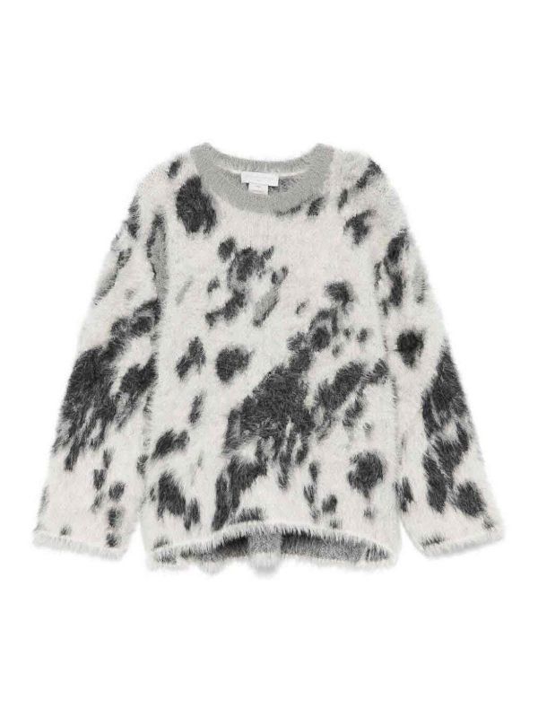 Stella McCartney Kids Pull Col Rond - Blanc