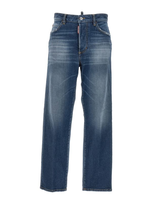 Dsquared2 Jean Droit - Bleu