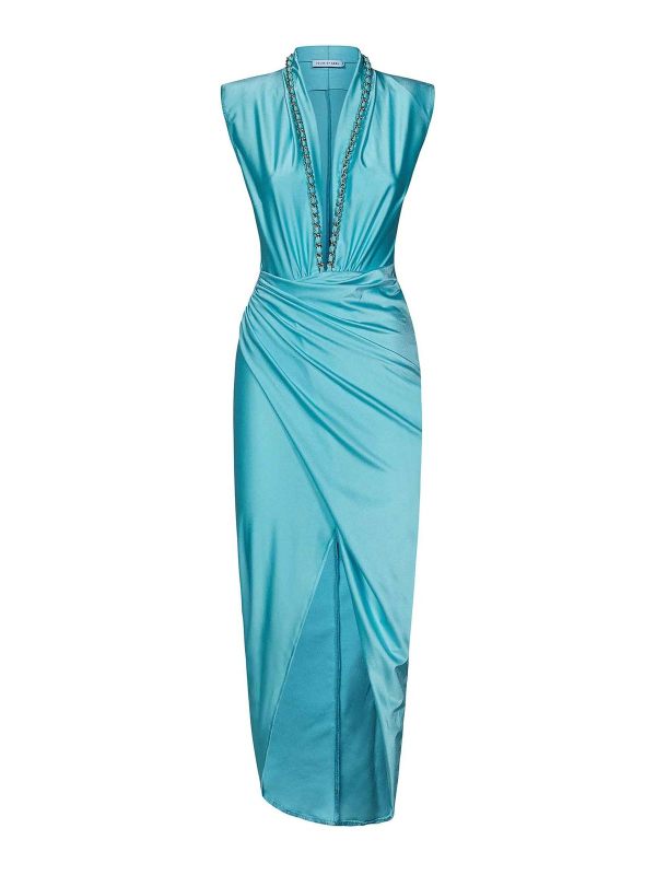 House of Amen Maxi Robe - Bleu