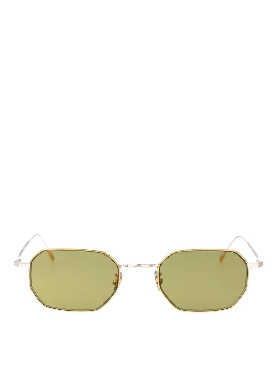 Cutler And Gross Lunettes De Soleil - Or