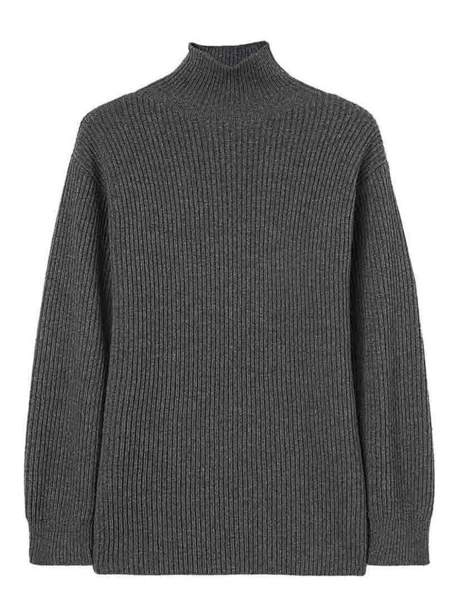 Jil Sander Pull Col Rond - Gris