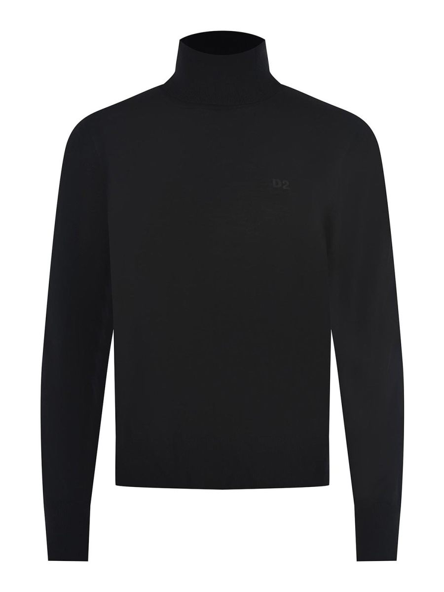 Dsquared2 Pull Col Rond - Noir