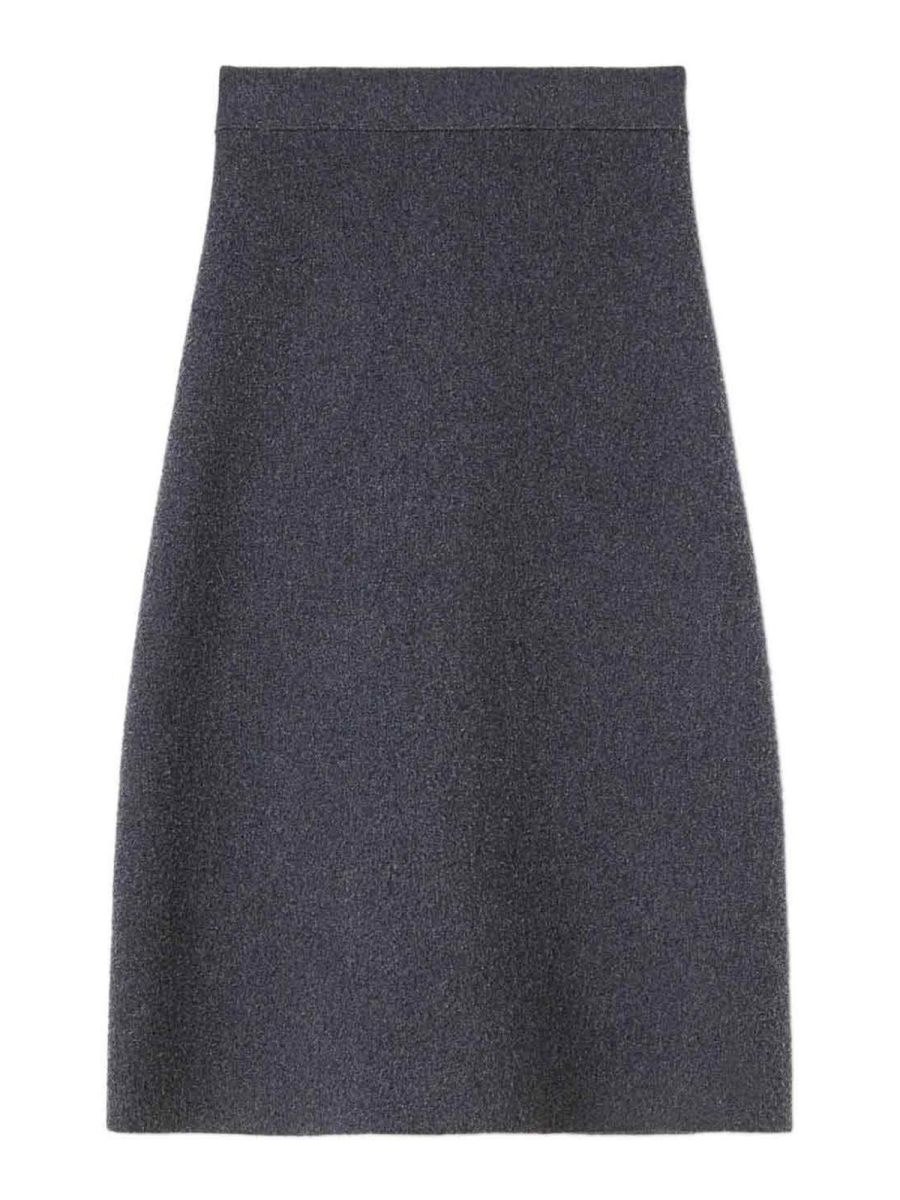 Jil Sander Jupe Midi - Gris