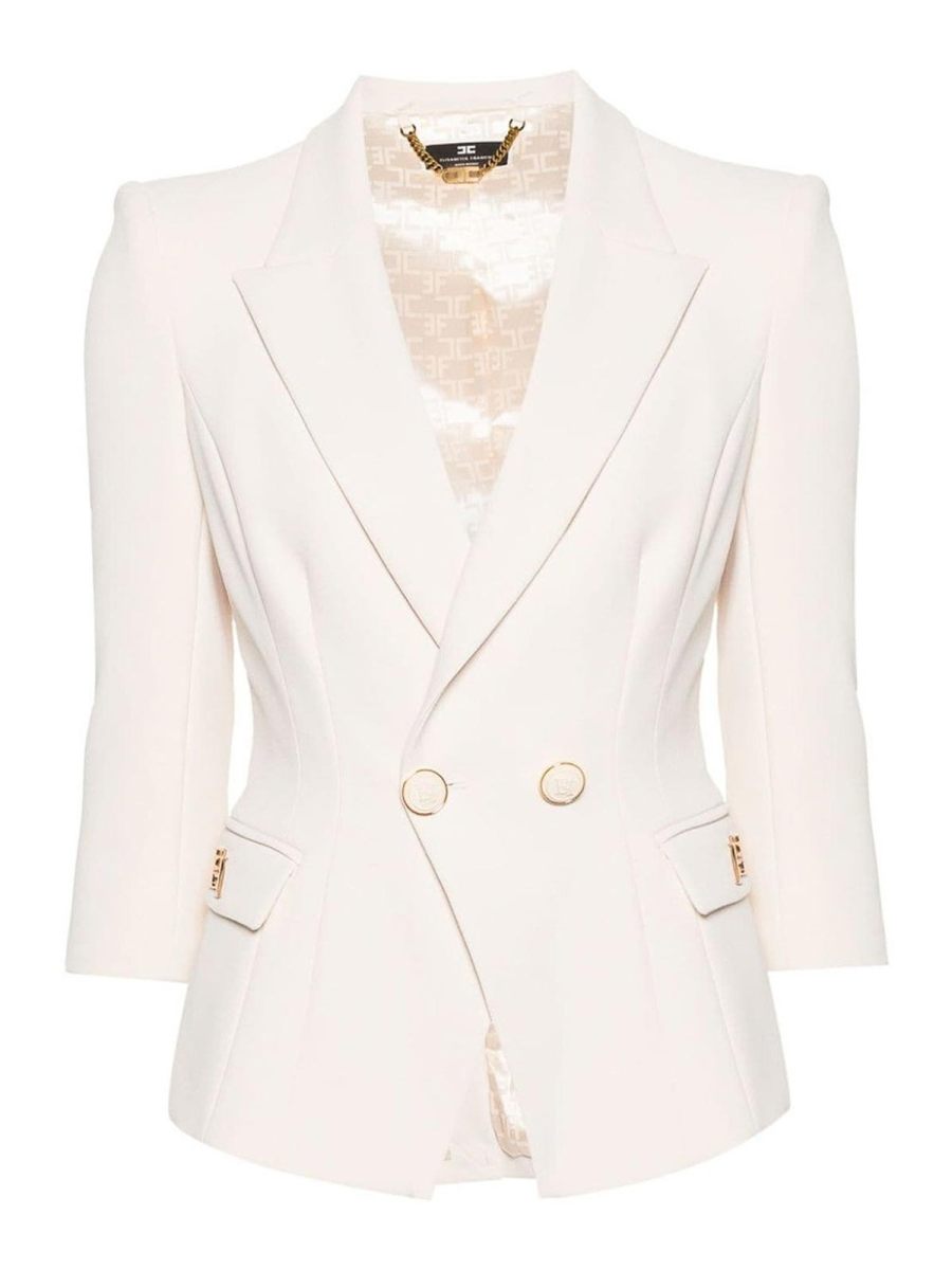 Elisabetta Franchi Blazer - Crème