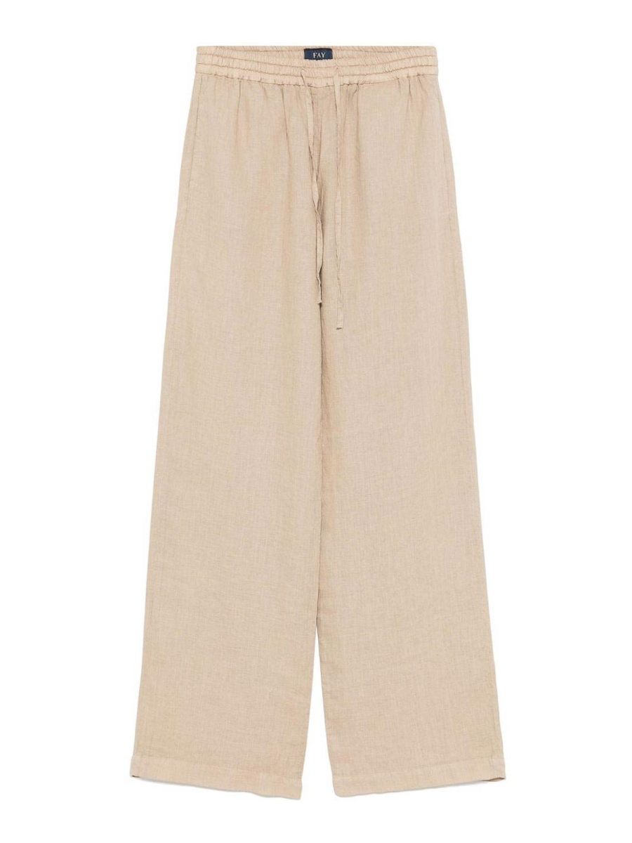 Fay Pantalons Décontractés - Beige