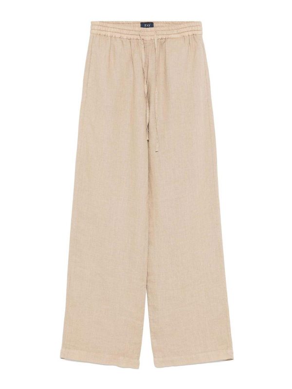 Fay Pantalons Décontractés - Beige